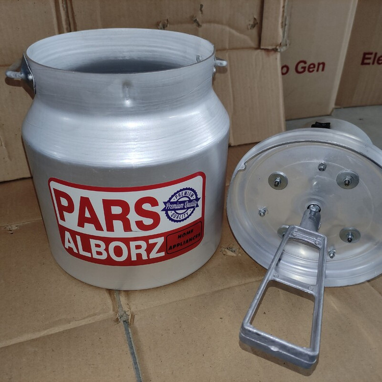 کره گیر 5 لیتری آلومینیومی (دوغ زن روحی) پارس البرز(ارسال رایگان)