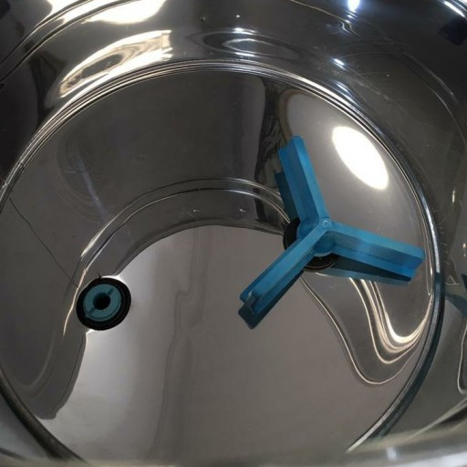 کره گیر استیل 20 لیتری کلیددار پارس البرز