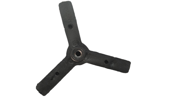 پروانه سه پر کره گیر سطلی